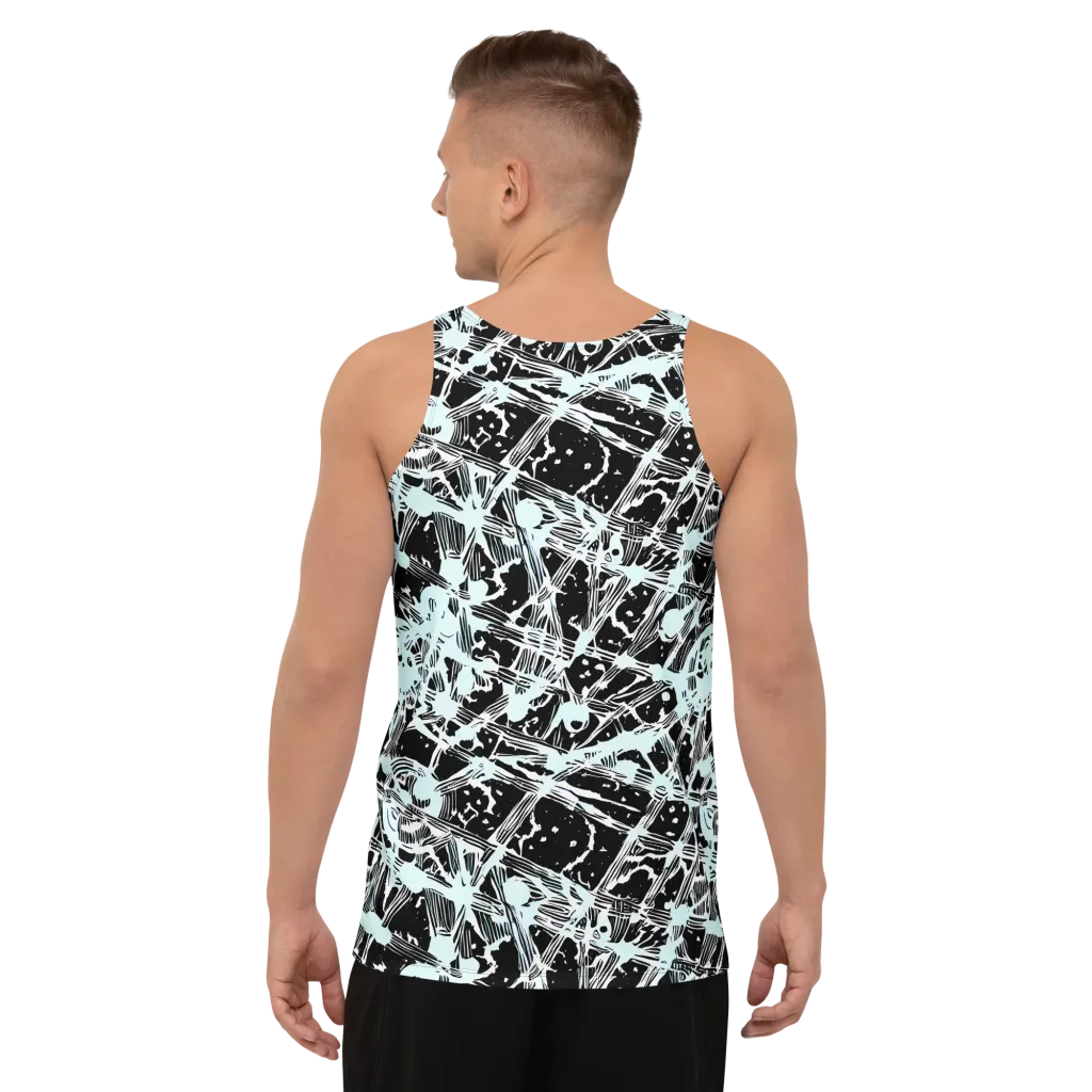 Polar Static on Men's Tank Top — Back