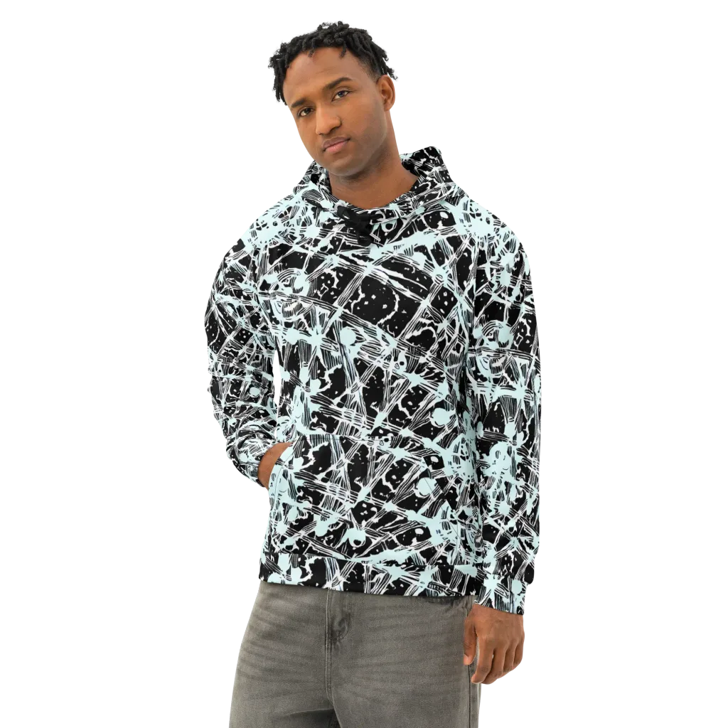 Polar Static on Cotton Hoodie — Left Front