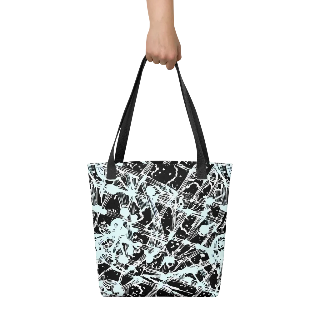 Polar Static on Tote Bag — Front