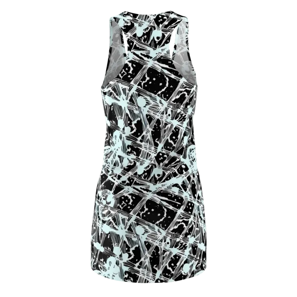 Polar Static on Racerback Dress — Back