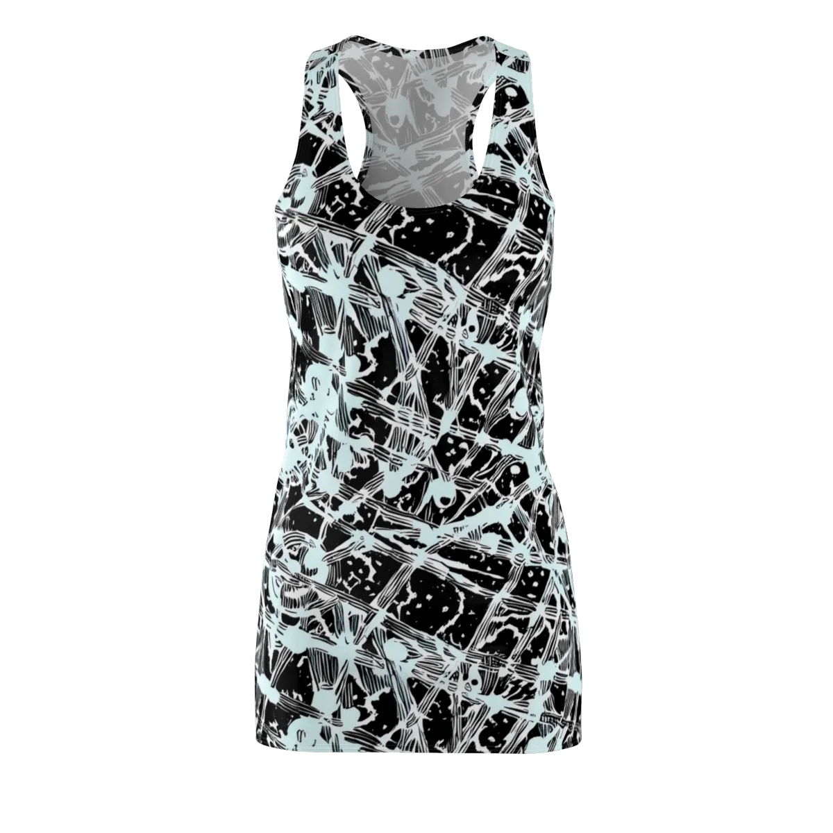 Polar Static on Racerback Dress — Front