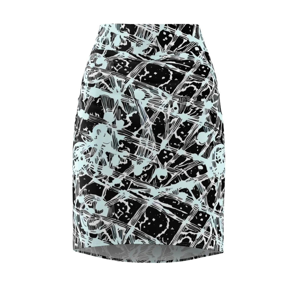 Polar Static on Pencil Skirt — Front
