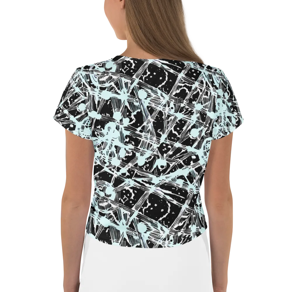 Polar Static on Crop Tee — Back