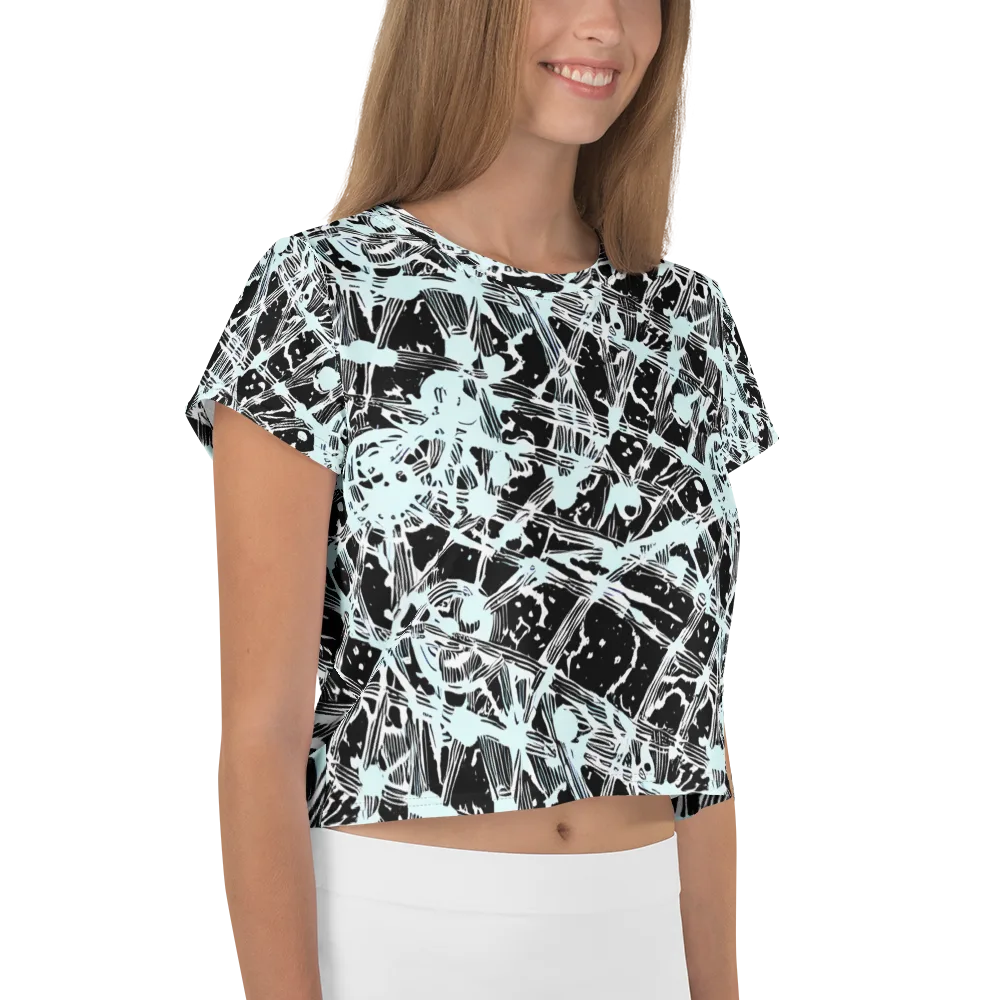 Polar Static on Crop Tee — Right