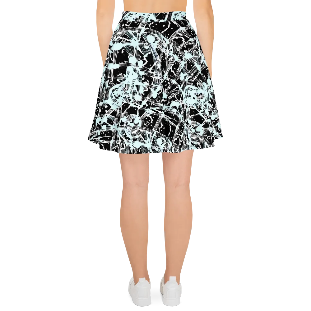 Polar Static on Skater Skirt — Back