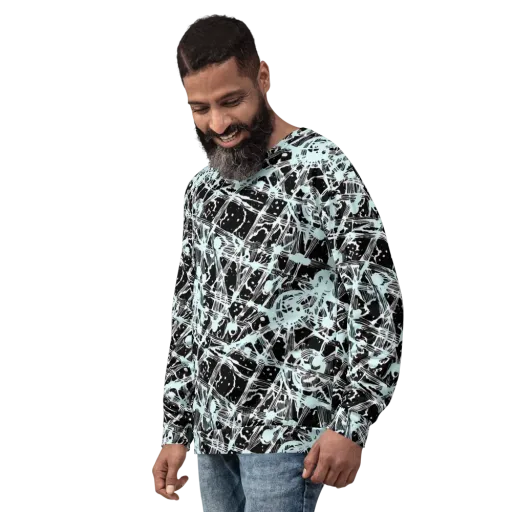 Polar Static on a Sweatshirt