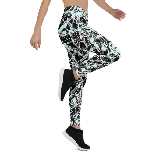Polar Static on a Leggings