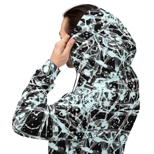 Polar Static on a Hoodie