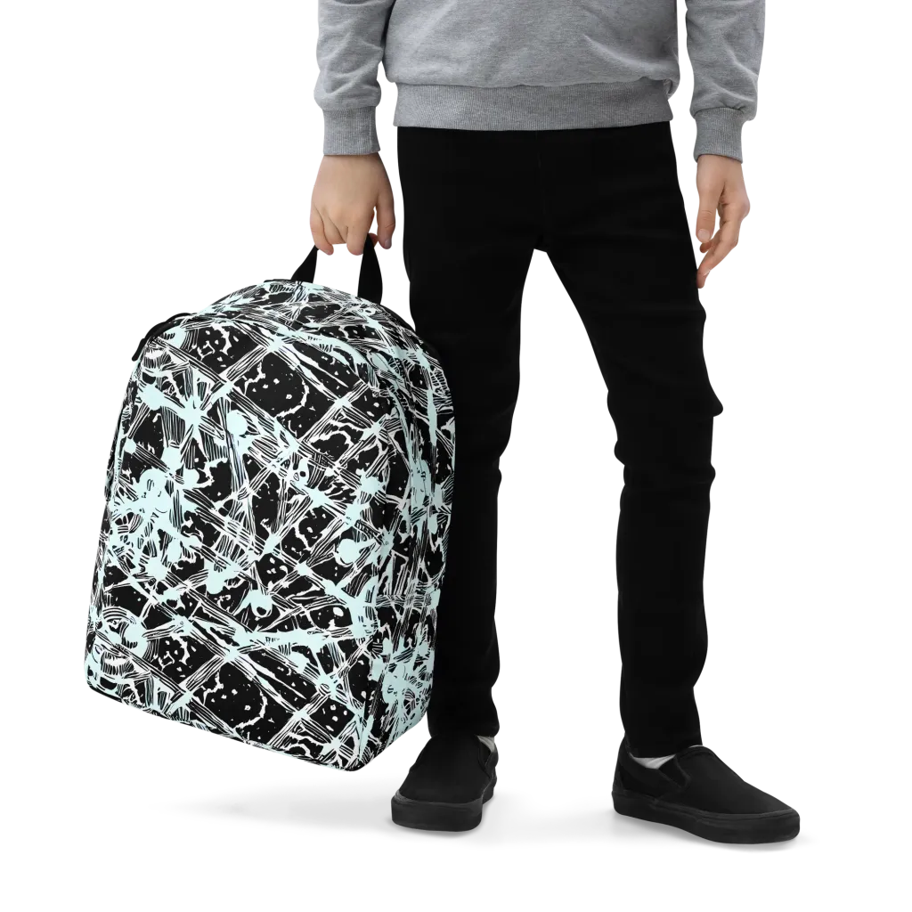 Polar Static on Minimalist Backpack — Zoomed-in