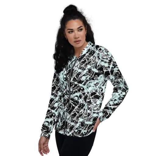 Polar Static on a Bomber Jacket