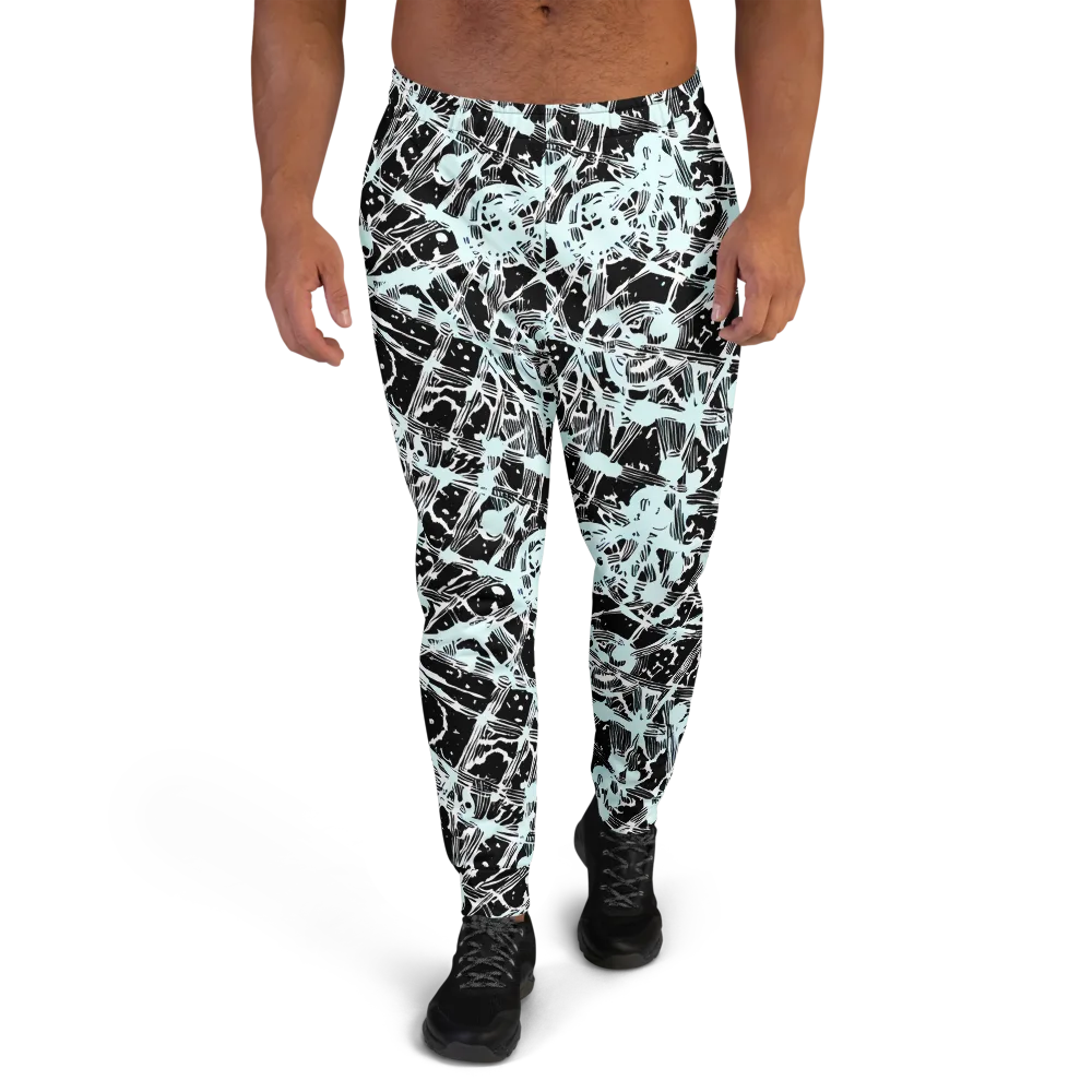 Polar Static on Men's Joggers — Front