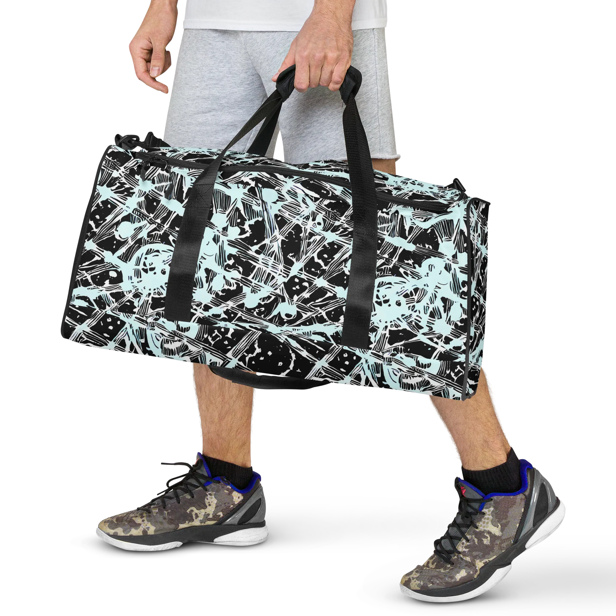 Polar Static on Duffle Bag — Front