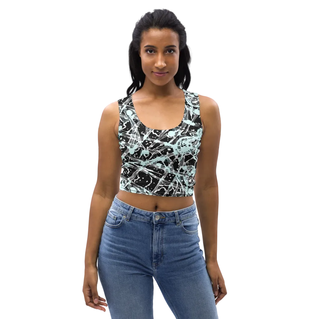 Polar Static on Crop Top — Front