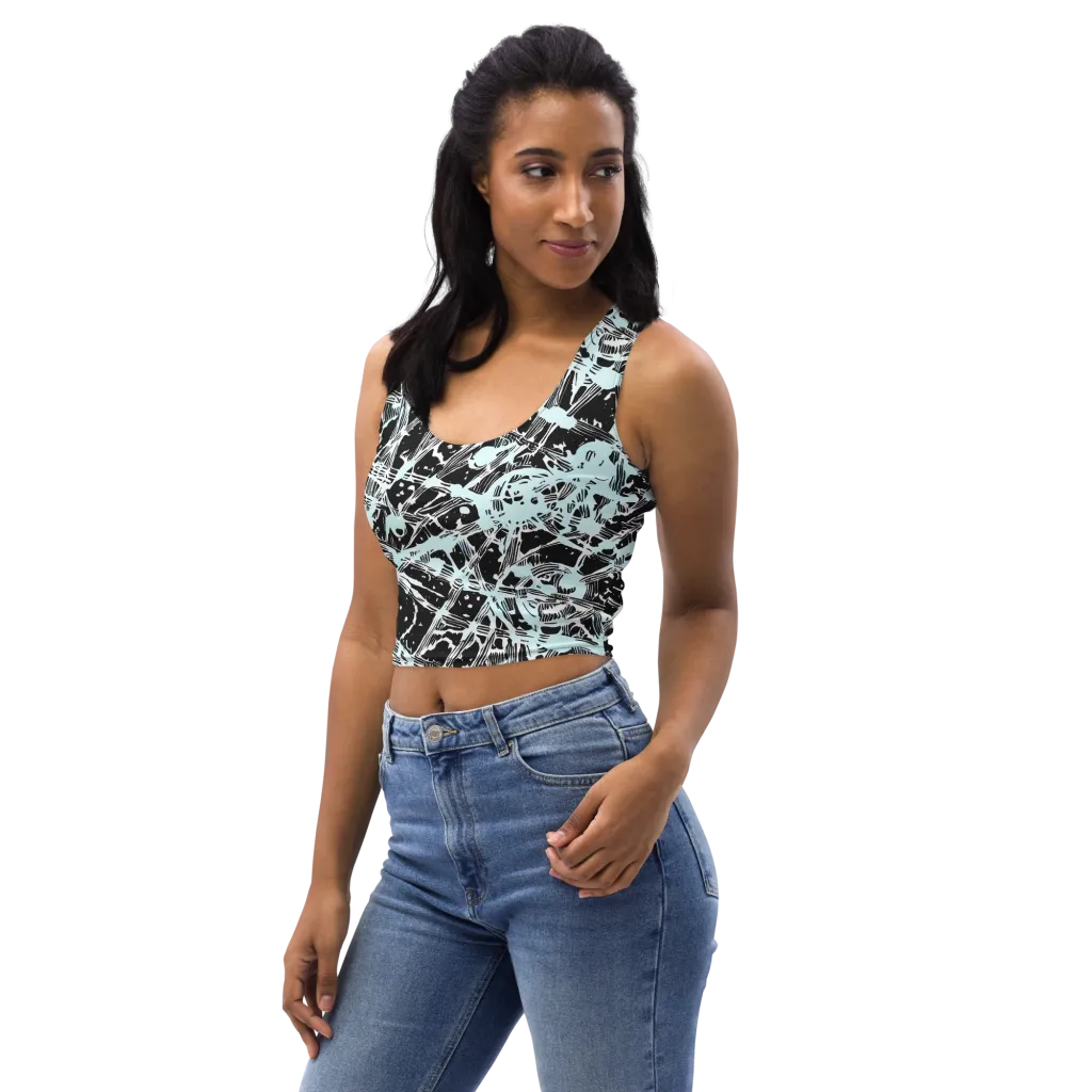 Polar Static on Crop Top — Left Front