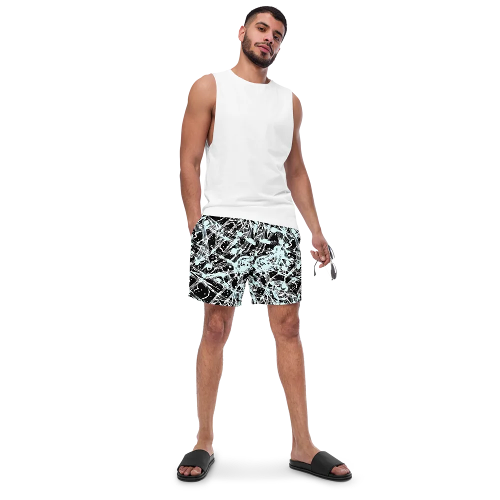 Polar Static on Swim Trunks — Front