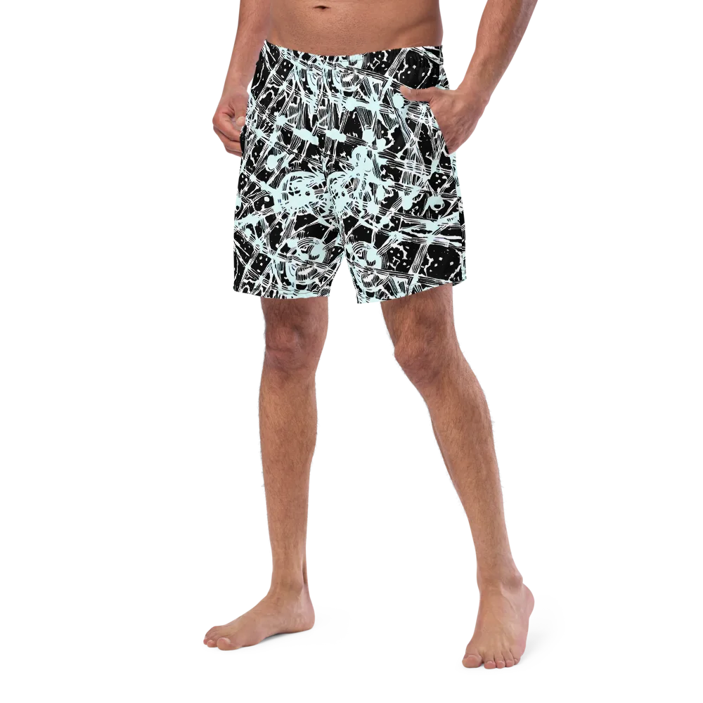 Polar Static on Swim Trunks — Left Front