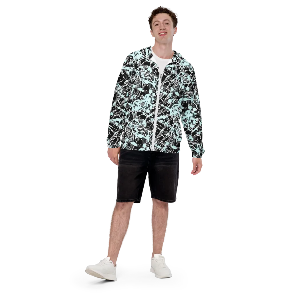 Polar Static on Men's Windbreaker — Front