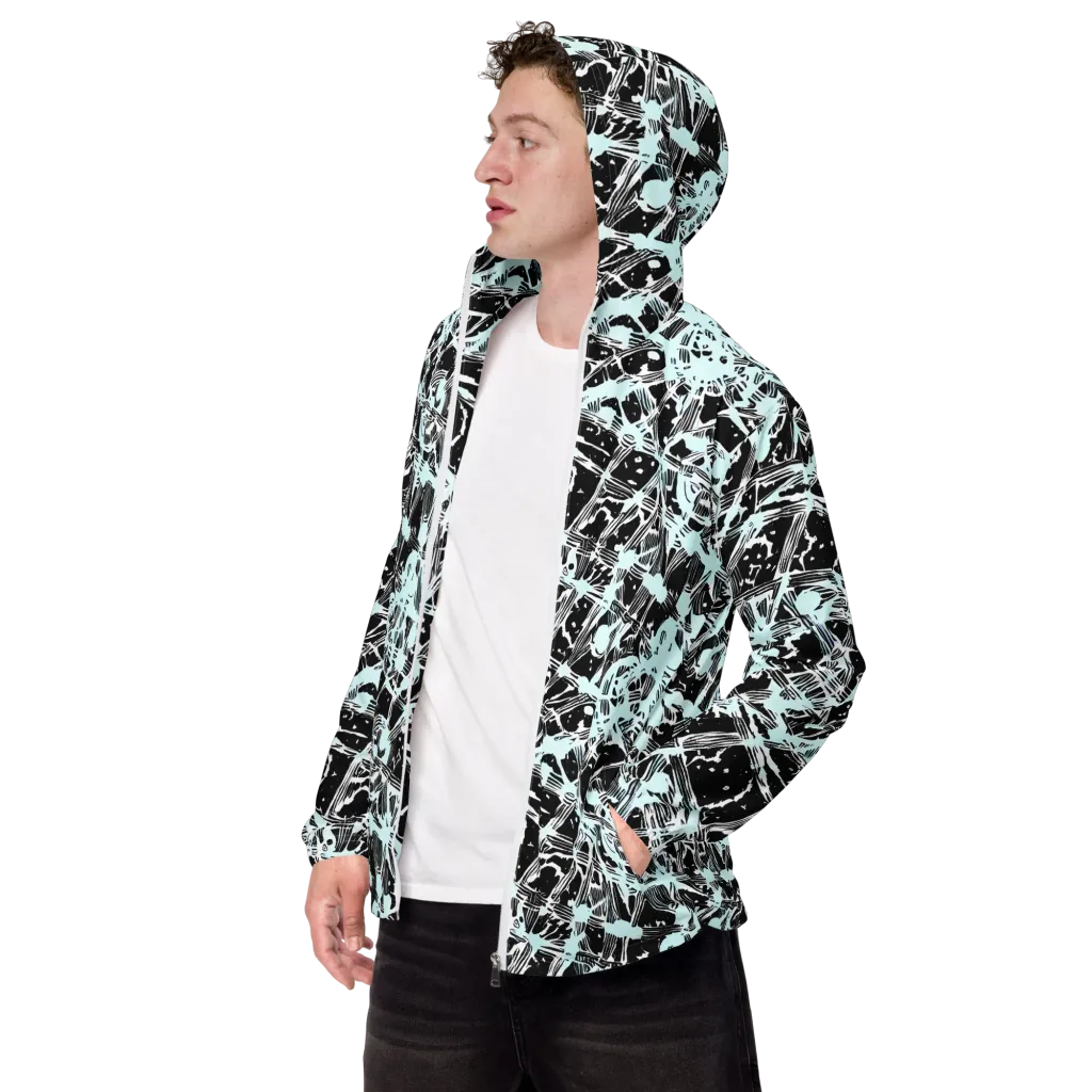 Polar Static on Men's Windbreaker — Left Front
