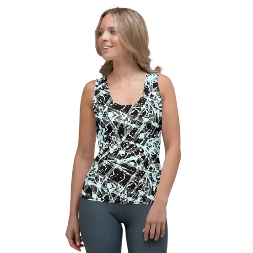 Polar Static on a Women's Tank Top