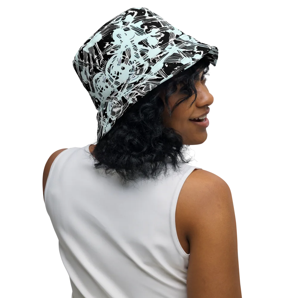 Polar Static on Reversible Bucket Hat — Right Outside