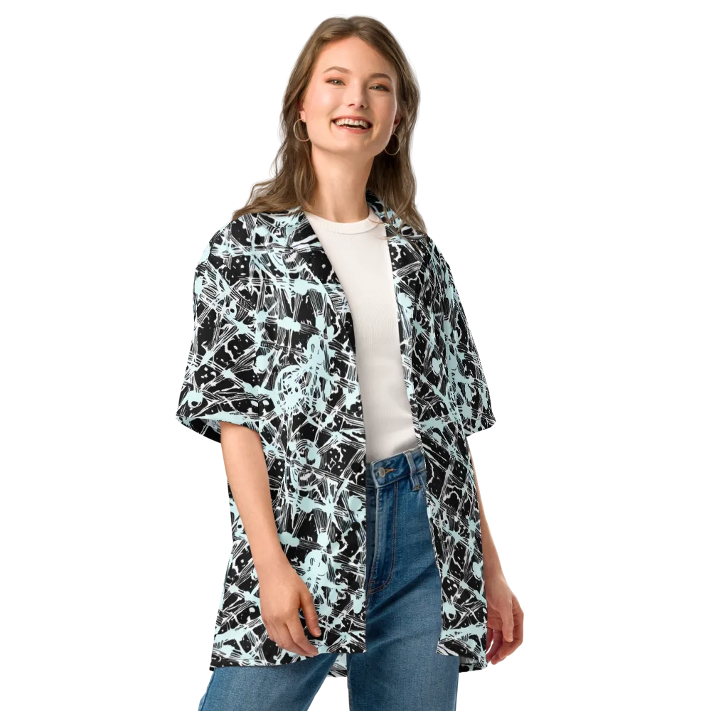 Polar Static on Button Shirt — Front