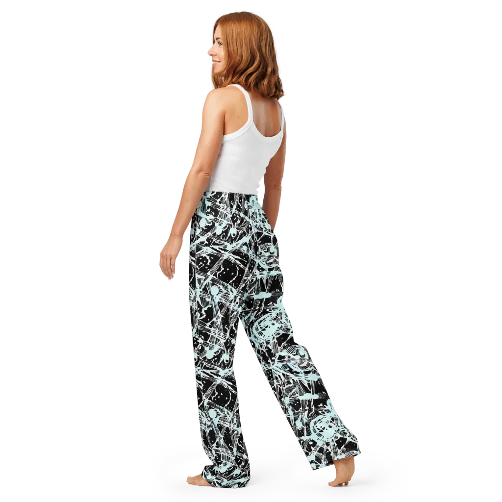Polar Static on Women's Pajama Pants — Back