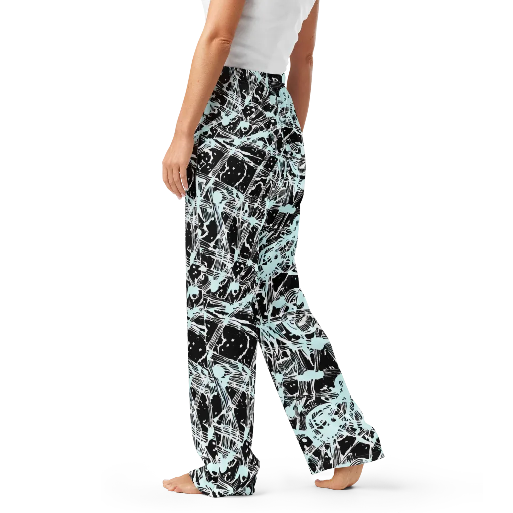 Polar Static on Women's Pajama Pants — Left