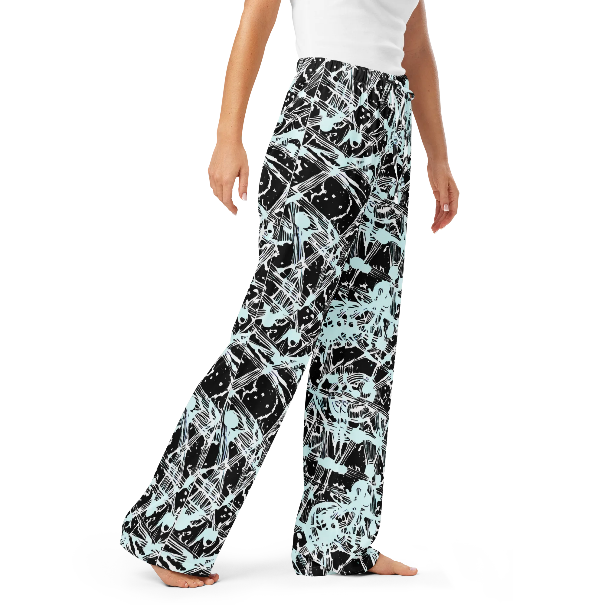 Polar Static on Women's Pajama Pants — Right Front