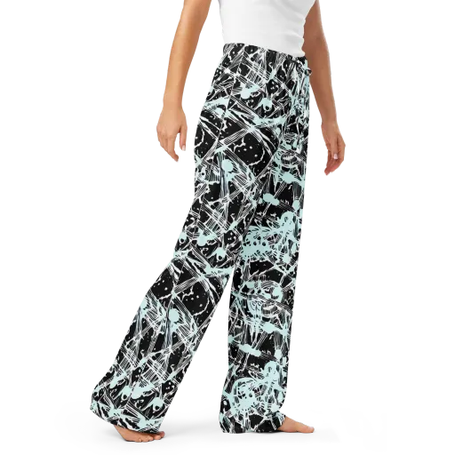 Polar Static on a Women's Pajama Pants