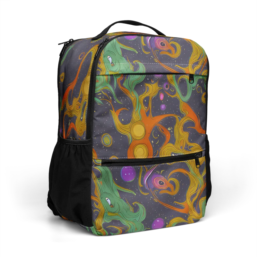 Stellar Marbling on Utility Backpack — Right Front