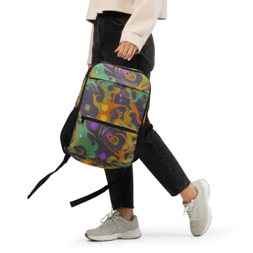 Stellar Marbling on a Utility Backpack