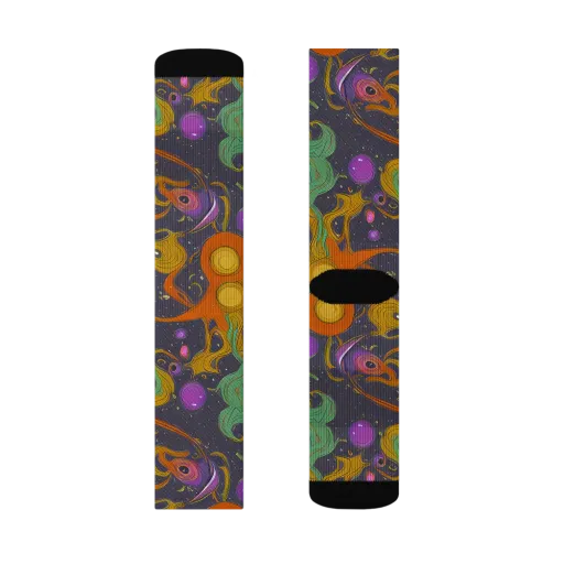 Stellar Marbling on a Socks