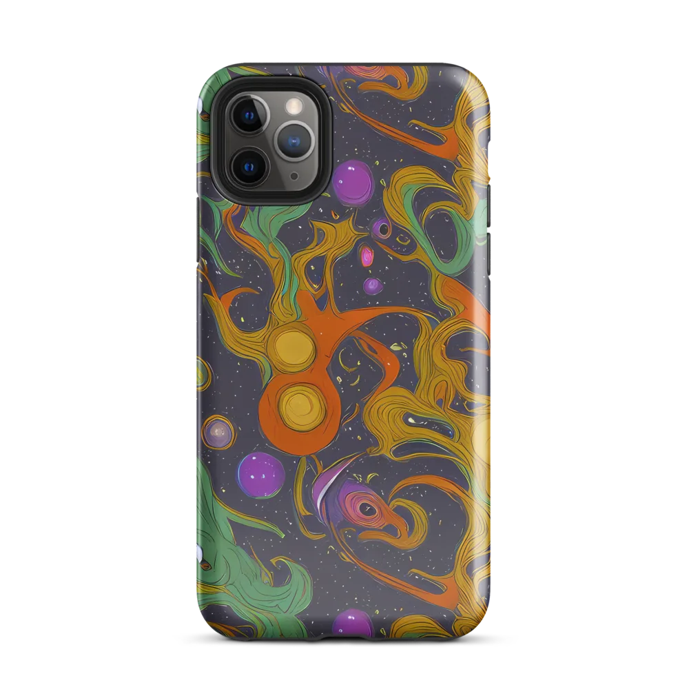 Stellar Marbling on Tough Case for iPhone® — Front