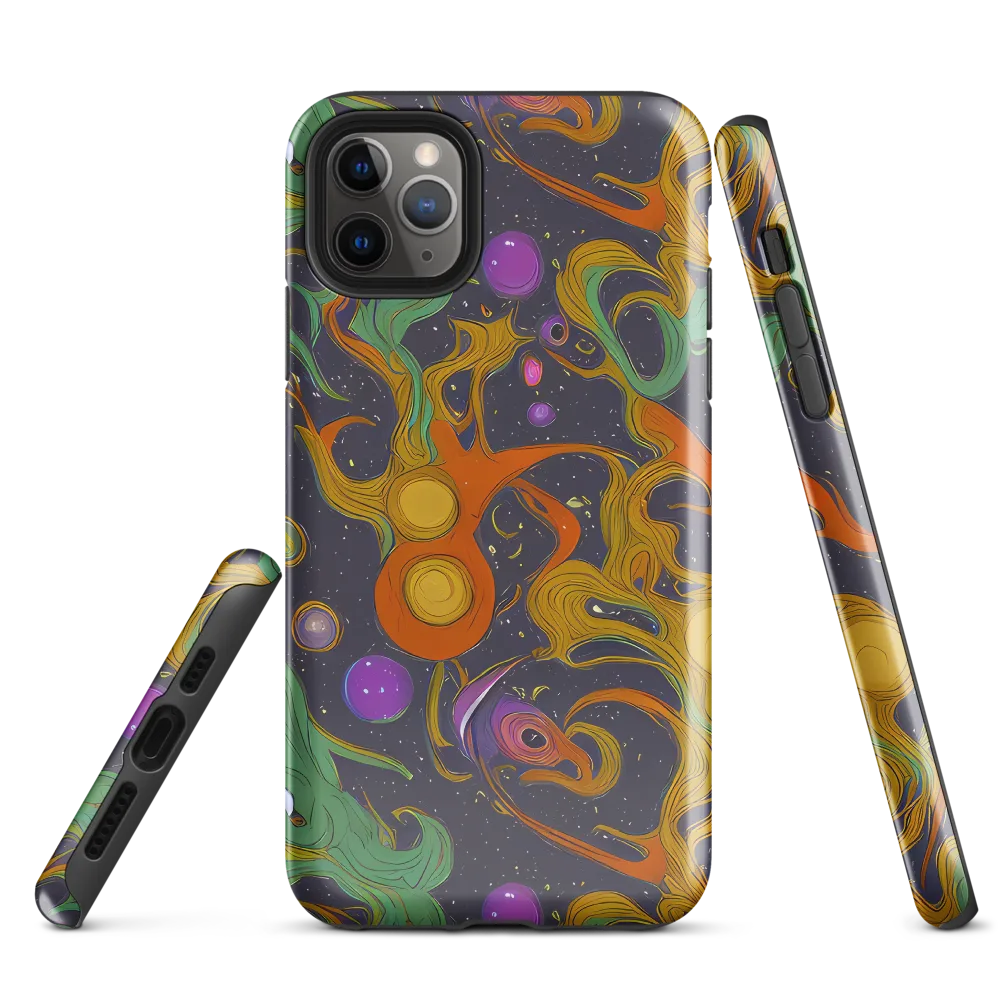 Stellar Marbling on Tough Case for iPhone® — Front