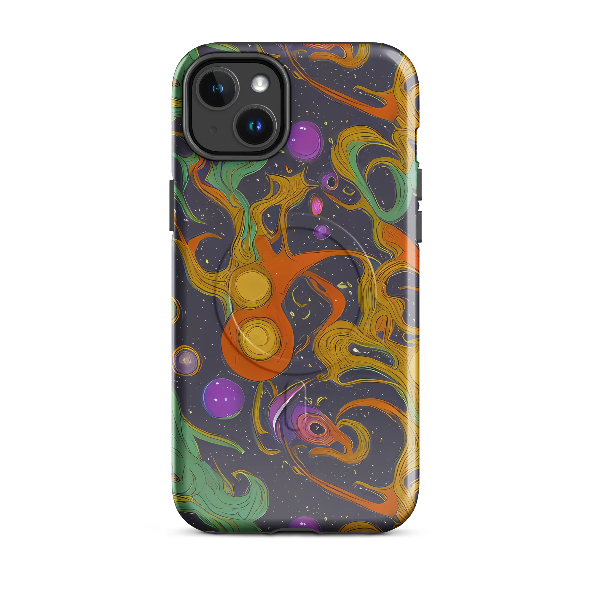 Stellar Marbling on MagSafe Tough Case for iPhone® — Front