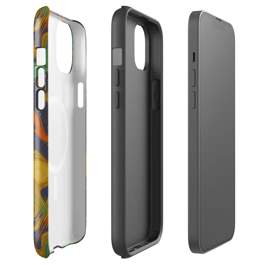 Stellar Marbling on MagSafe Tough Case for iPhone® — Front