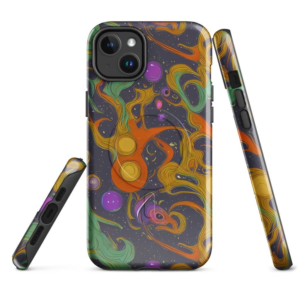Stellar Marbling on MagSafe Tough Case for iPhone® — Front