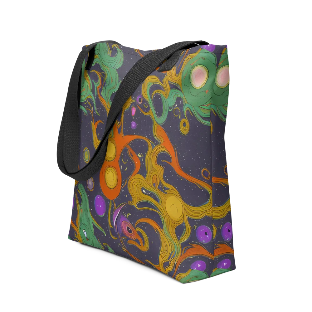 Stellar Marbling on Tote Bag — Front