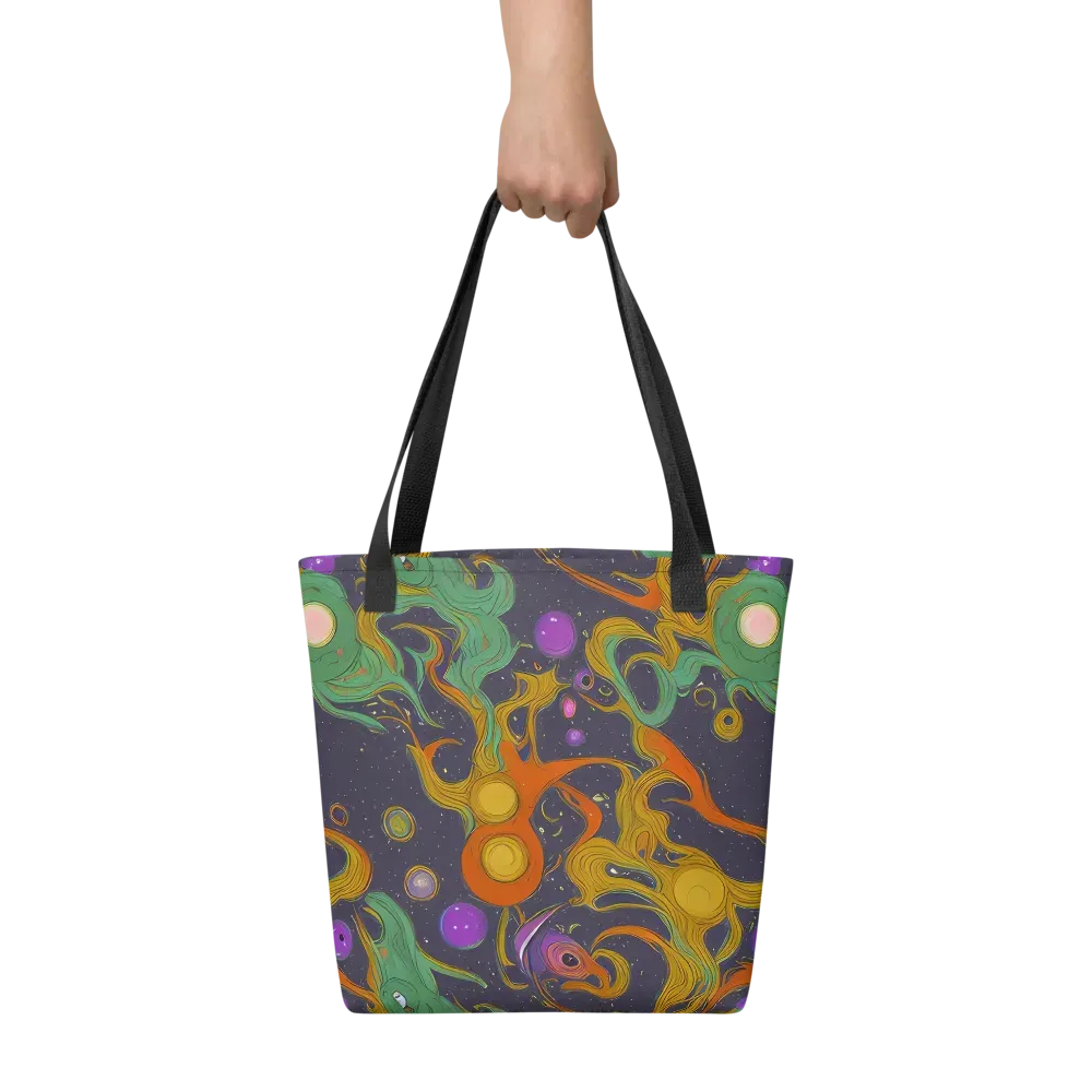 Stellar Marbling on Tote Bag — Front