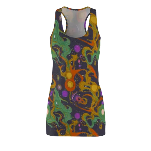 Stellar Marbling on a Racerback Dress