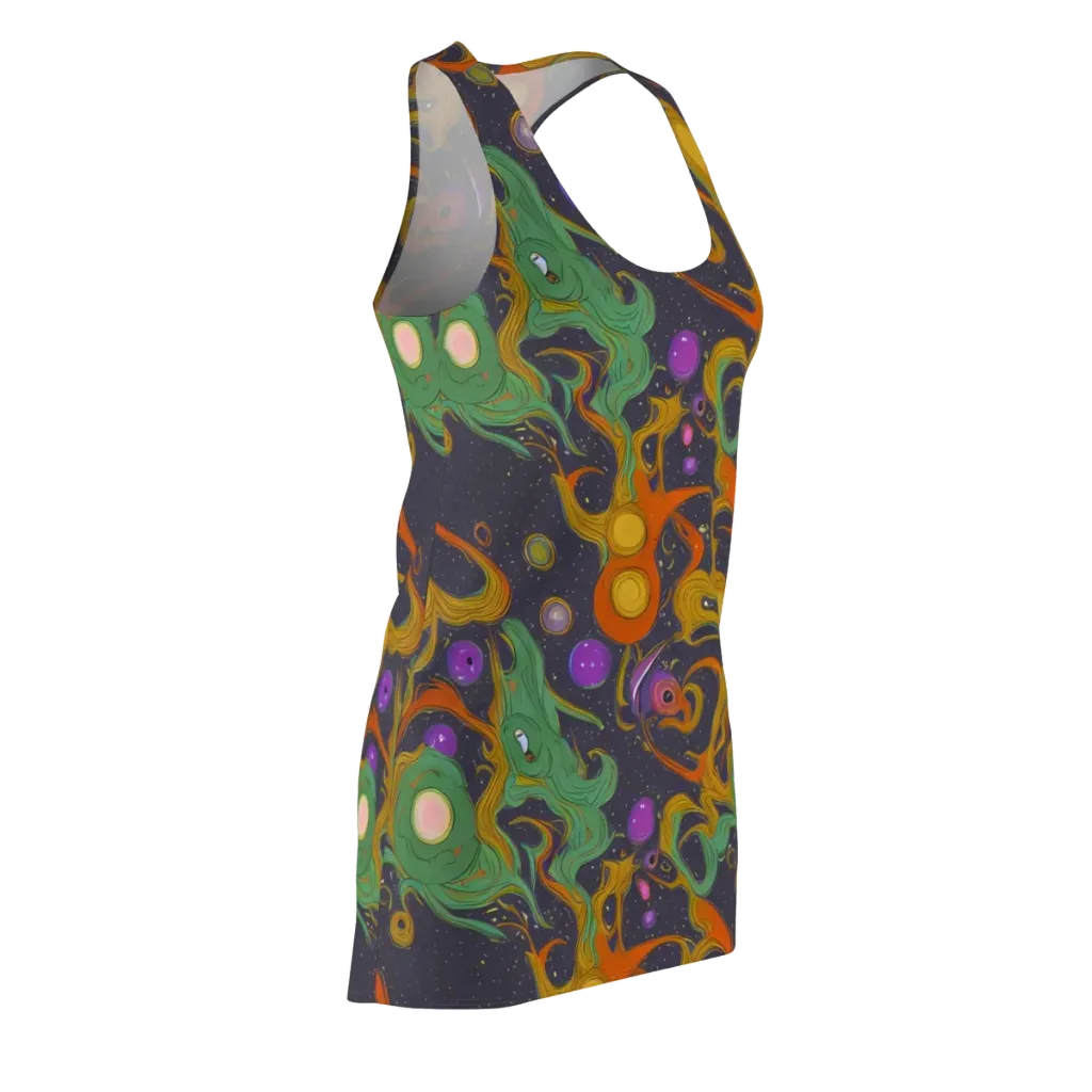 Stellar Marbling on Racerback Dress — Front Side