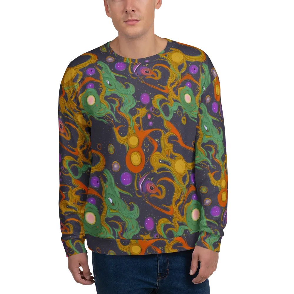 Stellar Marbling on Sweatshirt — Front
