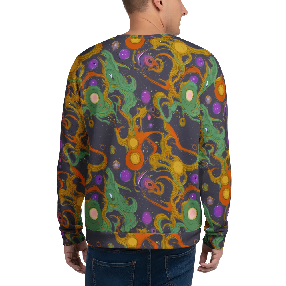 Stellar Marbling on Sweatshirt — Back