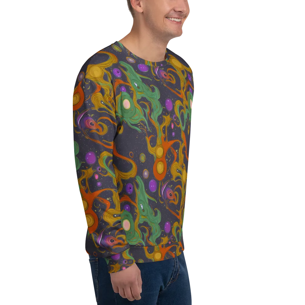 Stellar Marbling on Sweatshirt — Right Front