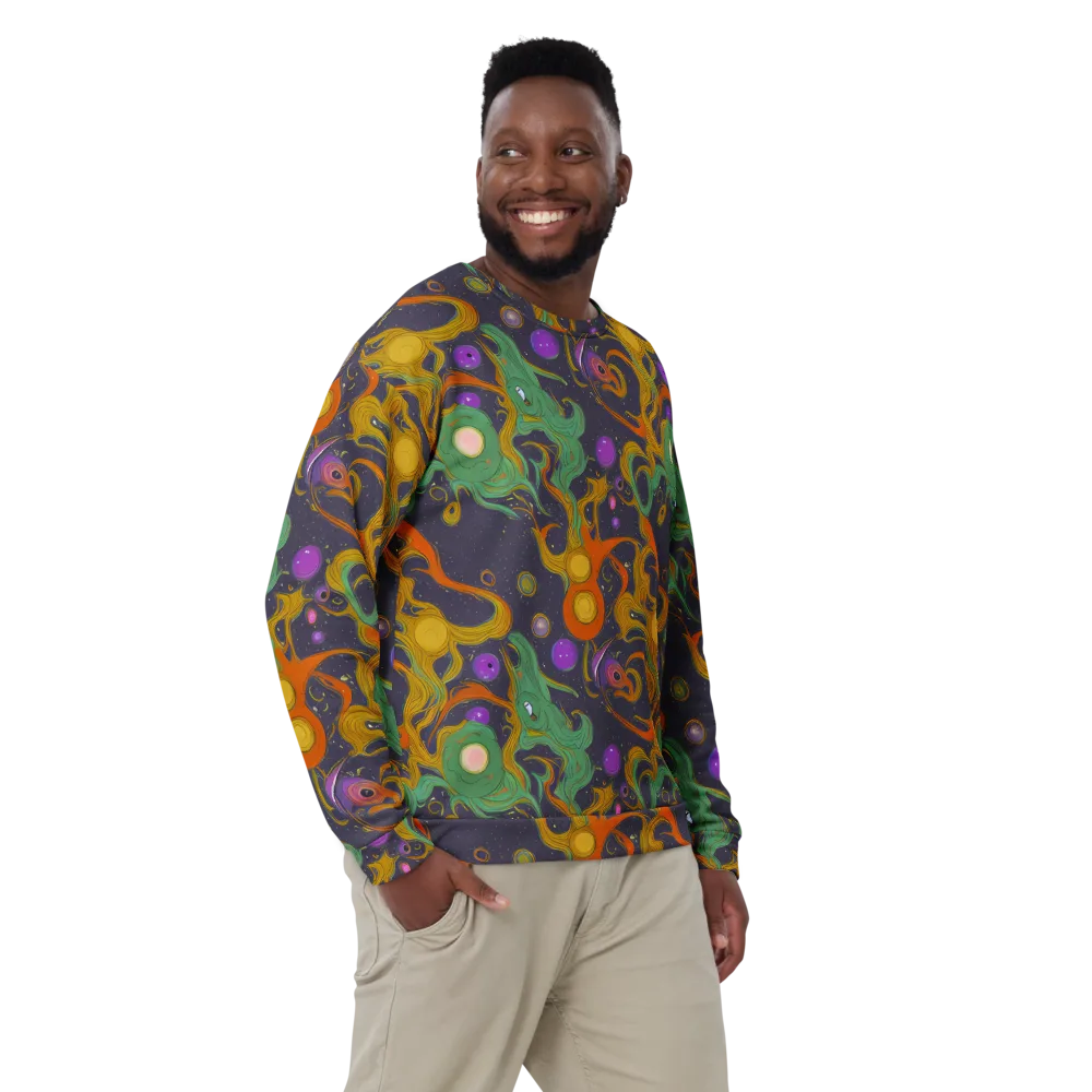 Stellar Marbling on Sweatshirt — Front