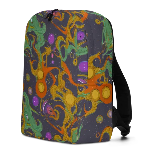Stellar Marbling on a Minimalist Backpack