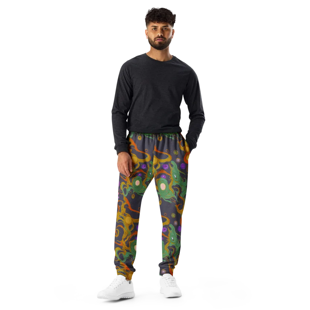 Stellar Marbling on Men's Joggers — Front