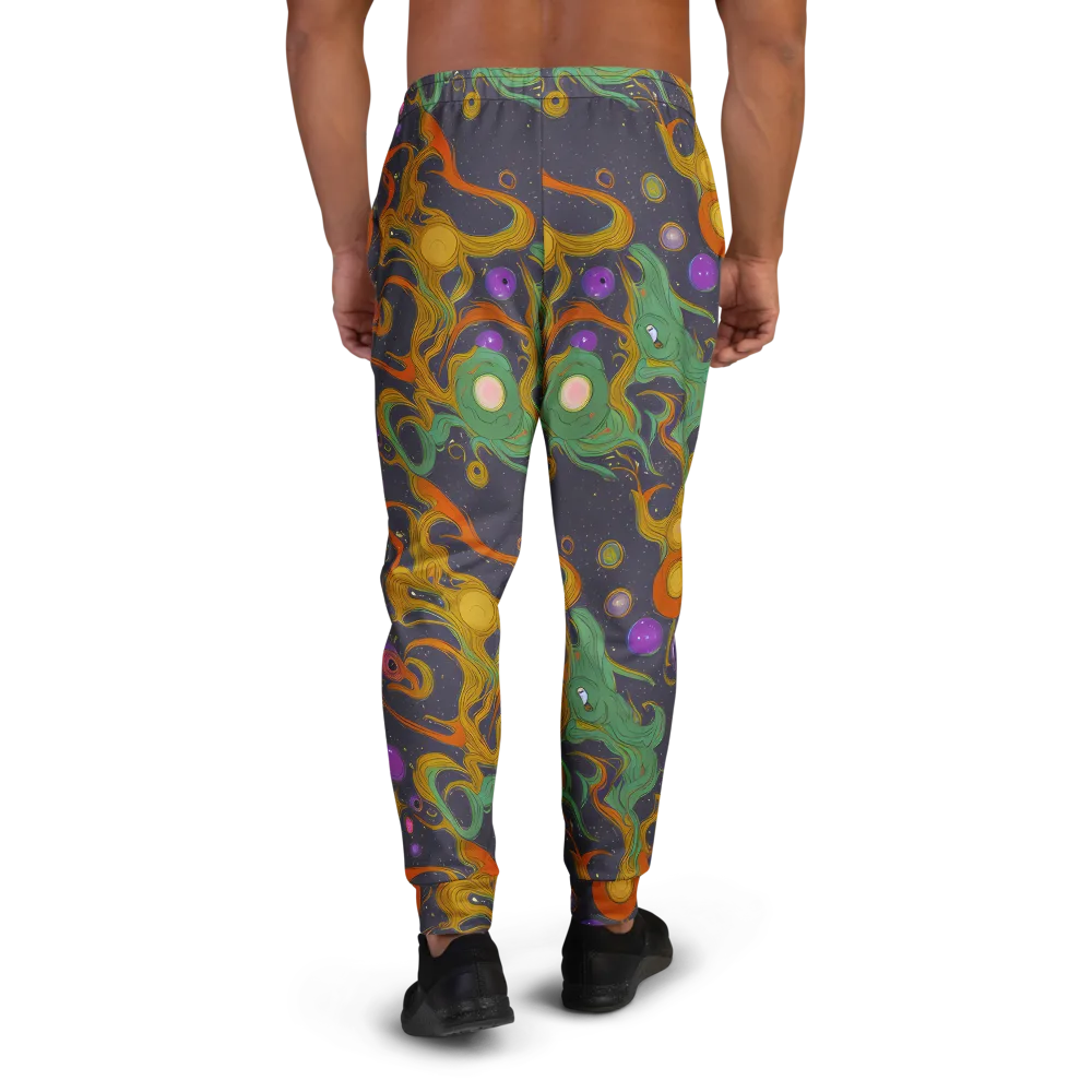 Stellar Marbling on Men's Joggers — Back