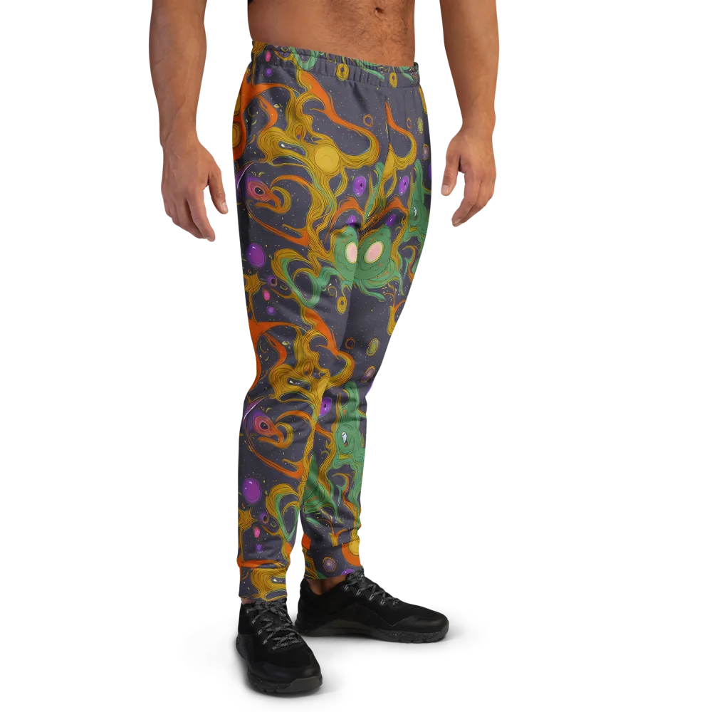 Stellar Marbling on Men's Joggers — Right