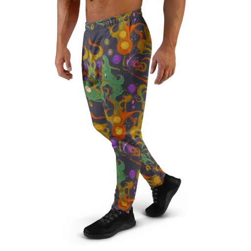 Stellar Marbling on a Men's Joggers